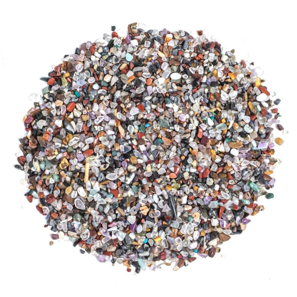 25g Tumbled South Africa Assorted Mix Mini Gemstone Sand Crystals Bulk Gems